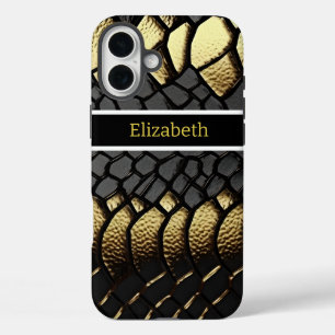 Coque Pour iPhone 16 Plus Motif complexe de la peau d'un serpent