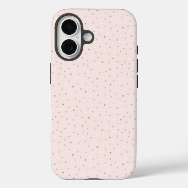 Coques Case-Mate iPhone Motif Confetti à pois (Verso)