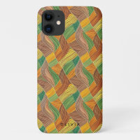 Motif contemporain psychédélique avec lignes