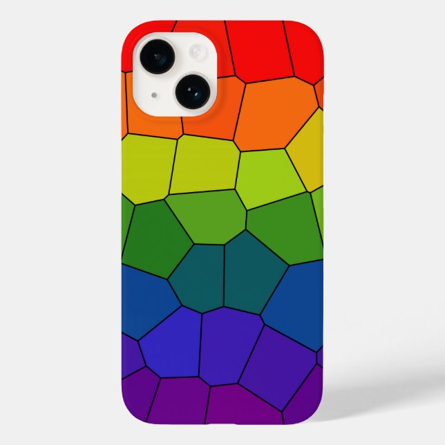 Coques Case-Mate iPhone Motif COOL Rainbow (Verso)