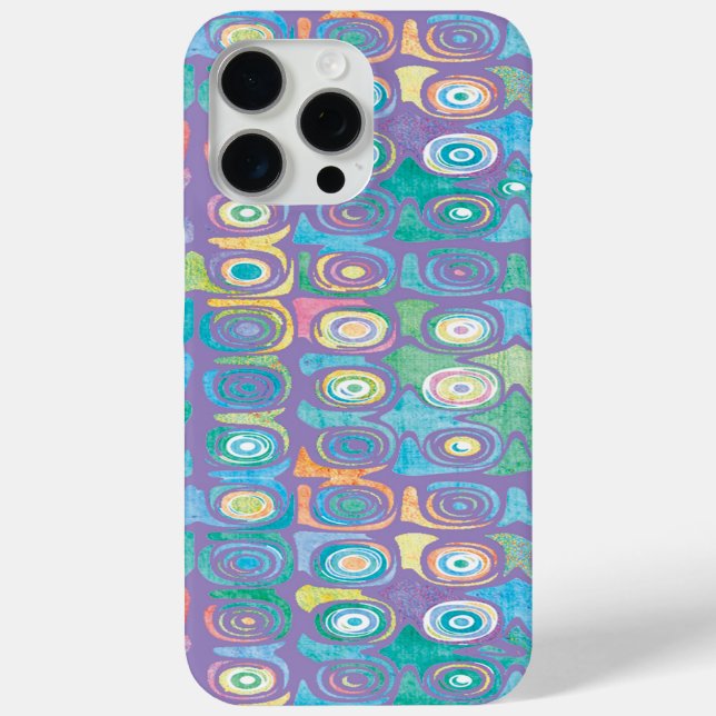 Coques Case-Mate iPhone Motif couleur Abstrait 1 (Verso)
