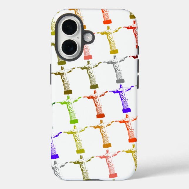 Coques Case-Mate iPhone Motif couleur Jésus Christ (Verso)