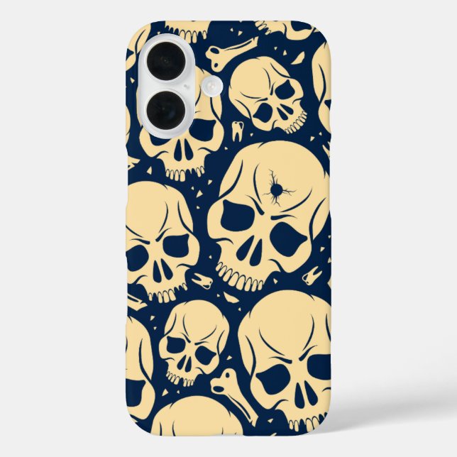 Coques Case-Mate iPhone Motif Crâne Sombre  (Verso)