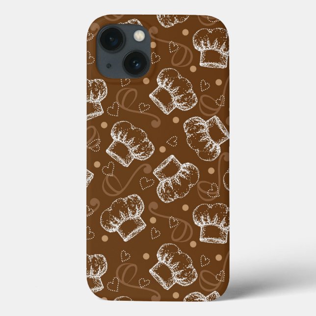 Coques Case-Mate iPhone motif cuisine avec chef casquette (Verso)