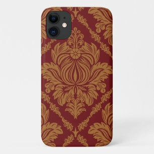 Coques Pour iPhone Motif Damas, Damas rouge, Damas français