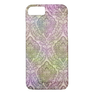 Case-Mate iPhone Case motif damassé rose et vert