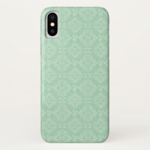Coques Pour iPhone Motif damassé vert