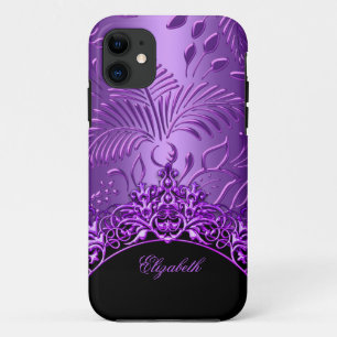 Case-Mate iPhone Case Motif Damassé Violet iPhone 5 Élégant Classique