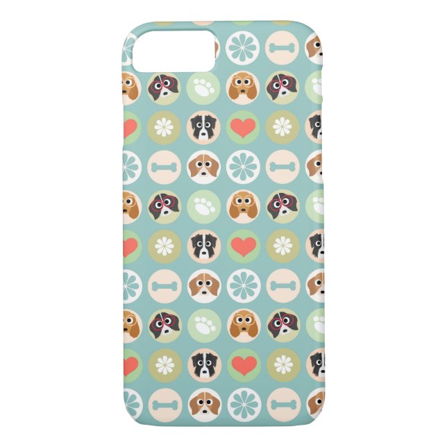 Coques Case-Mate iPhone Motif d'amoureux des chiens (Dos)