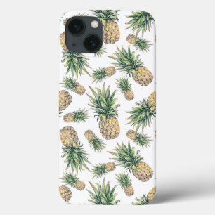 iPhone 13 Case Motif d'ananas d'aquarelle