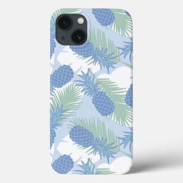 Coques Case-Mate iPhone Motif d'ananas pastel tropical (Verso)
