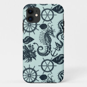 Coque Case-Mate Pour iPhone Motif d'animaux marins Vintages
