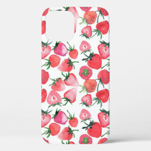 Case-Mate iPhone Case Motif d'aquarelle aux fraises rouges juteuses