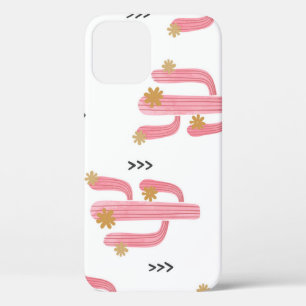 Case-Mate iPhone Case Motif d'aquarelle de cactus rose vintage