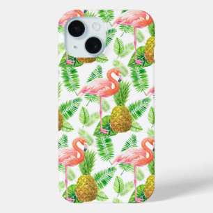Coque Case-Mate iPhone Motif d'aquarelle de jardin tropical