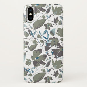 Case-Mate iPhone Case Motif D'Aquarelle Florale Sage Et Bleu Turquoise