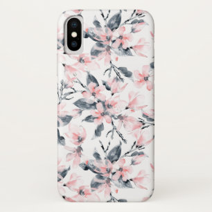 Case-Mate iPhone Case Motif d'aquarelle rose et gris