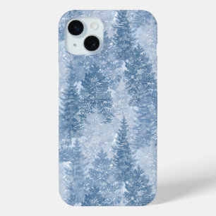 Coque Case-Mate iPhone Motif d'arbre à pin bleu