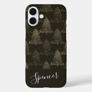 Coque Pour iPhone 16 Plus Motif d'arbre classique Rich Crimson Rouge Custo