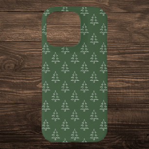 Coque iPhone 16 Pro Motif d'arbre de Noël vert
