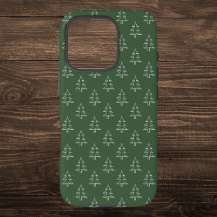 Coque iPhone 16 Pro Motif d'arbre de Noël vert