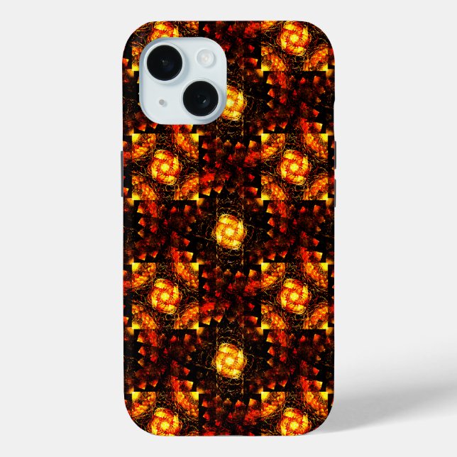 Coques Case-Mate iPhone Motif d'art abstrait élégant boho moderne or #506 (Verso)