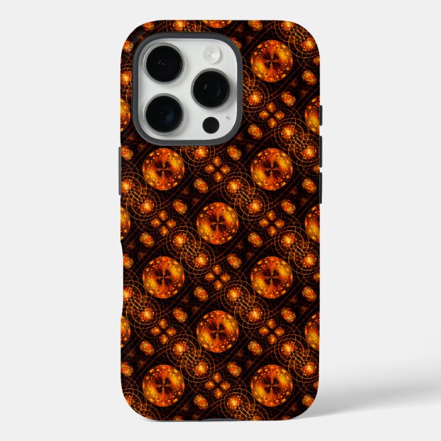 Coques Case-Mate iPhone Motif d'art abstrait élégant boho moderne or #507 (Verso)