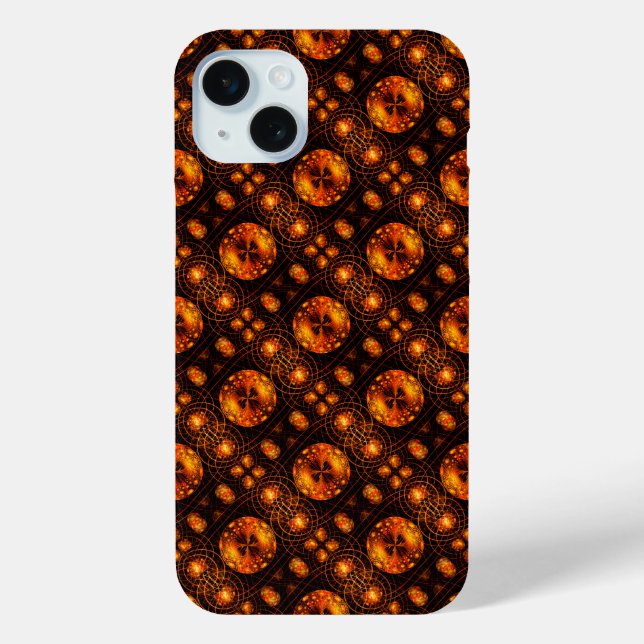 Coques Case-Mate iPhone Motif d'art abstrait élégant boho moderne or #507 (Verso)