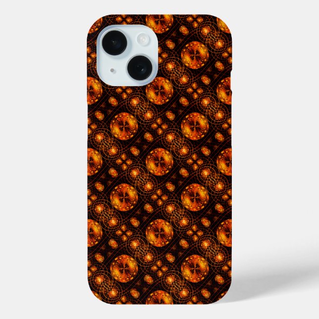 Coques Case-Mate iPhone Motif d'art abstrait élégant boho moderne or #507 (Verso)