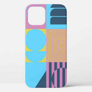 Case-Mate iPhone Case Motif d'art néo-moderniste réalisé avec g abstrait