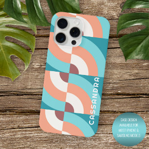 Coque Case-Mate iPhone Motif d'art rétro personnalisé tendance milieu du