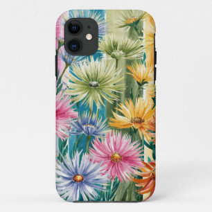 Case-Mate iPhone Case Motif d'art rose bleu vert jaune orange
