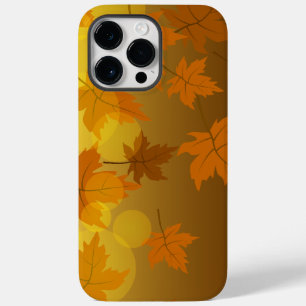 Coque Case-Mate iPhone Motif d'automne avec feuilles d'érable en chute et