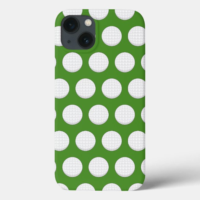 Coques Case-Mate iPhone Motif de balle de golf (Verso)