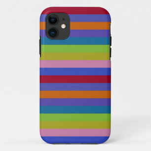 Coques Pour iPhone Motif de bande couleur rétroviseur 9