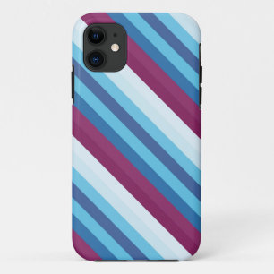 Coque Case-Mate iPhone motif de bandes diagonales cool