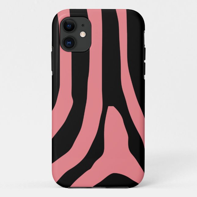 Coques Case-Mate iPhone Motif de bandes d'impression Zebra (Dos)