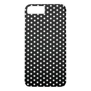 Coque Case-Mate iPhone Motif de base noir et blanc simple de point de