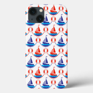 iPhone 13 Coque Motif de bateau à voile