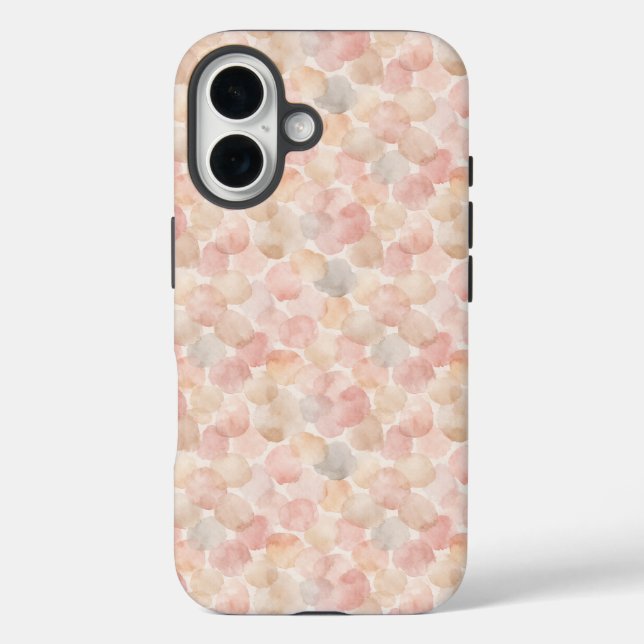 Coques Case-Mate iPhone Motif de blob à l'aquarelle (Verso)