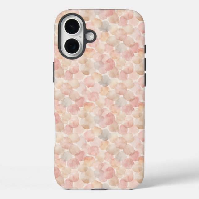 Coques Case-Mate iPhone Motif de blob aquarelle (Verso)