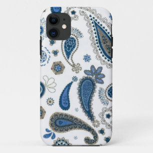 Etui iPhone Case-Mate Motif de Bohême Bleu Paisley