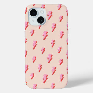 Coque Case-Mate iPhone Motif de boulon de foudre rose