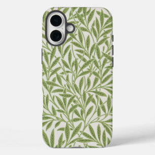 Coque Pour iPhone 16 Plus Motif de branches feuillues vertes