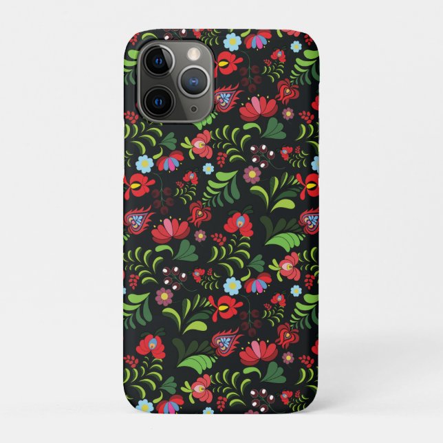 Coques Case-Mate iPhone Motif de broderie matyo hongrois (Dos)
