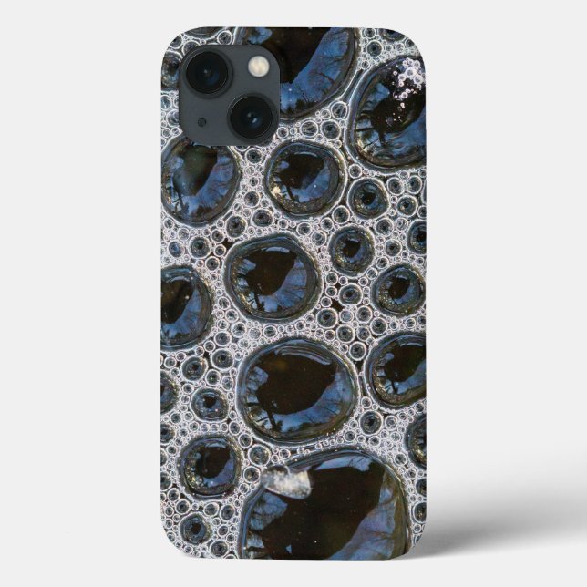 Coques Case-Mate iPhone Motif de bulle abstrait (Verso)