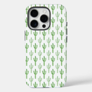 Coque iPhone 16 Pro Motif de cactus aquarelle