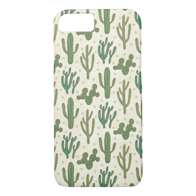 Coques Case-Mate iPhone Motif de cactus de désert d'étape | de Geo de (Dos)