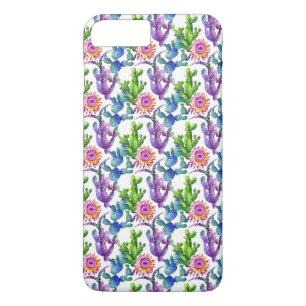 Coque Case-Mate Pour iPhone Motif de cactus de fleur sauvage d'aquarelle