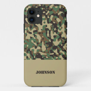 Case-Mate iPhone Case Motif de camouflage de nom personnalisé